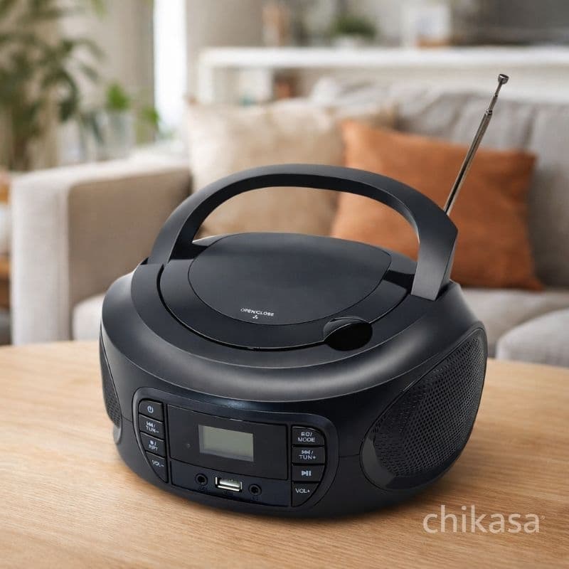 RADIO TOCA CD MICROSYSTem chikasa T-M701 BT / MP3 / USB / CD / BIVOLT