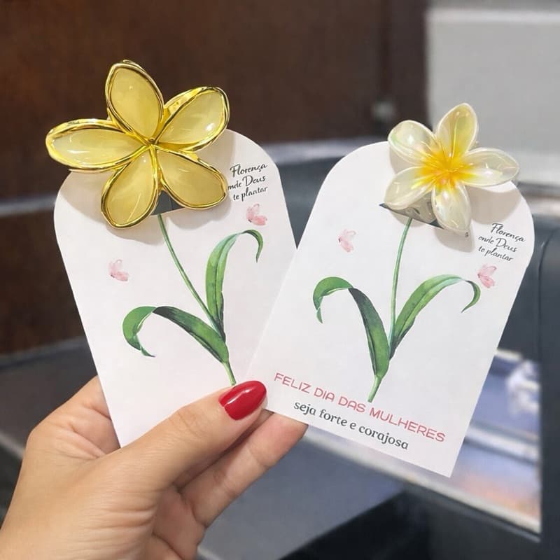 kit Cartões 13x9,3cm  tags PRESILHAS 12 unidades (cartões)Não acompanha a presilha  card da para presilhas Dia das Mães