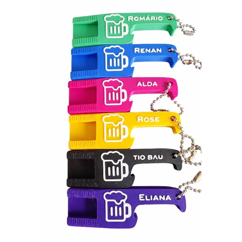 Abridor 2 em 1 Personalizado – Lata e Garrafa | Nome ou Logo