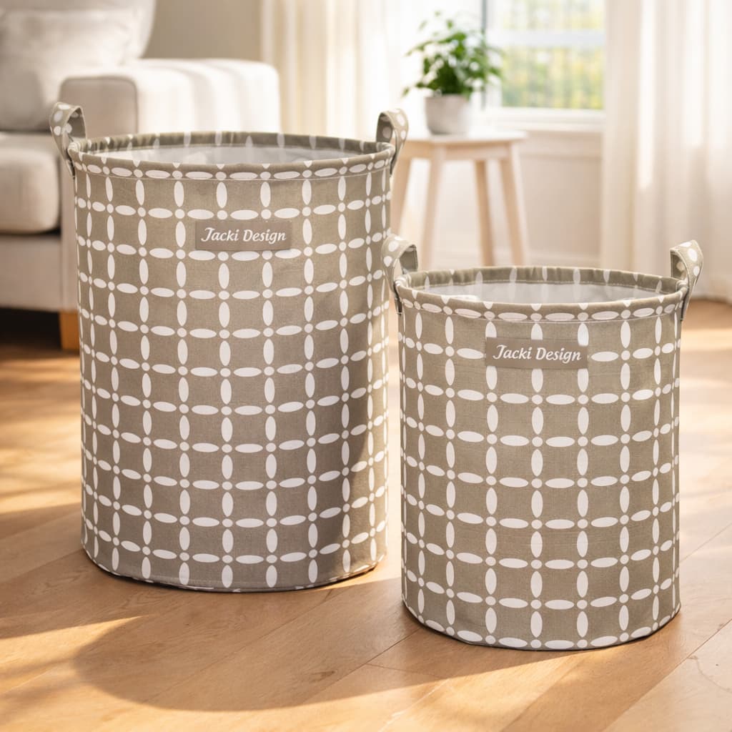 Cesto Organizador Jacki Design Impermeável para Roupas, Brinquedos e Lavanderia - 2 Peças