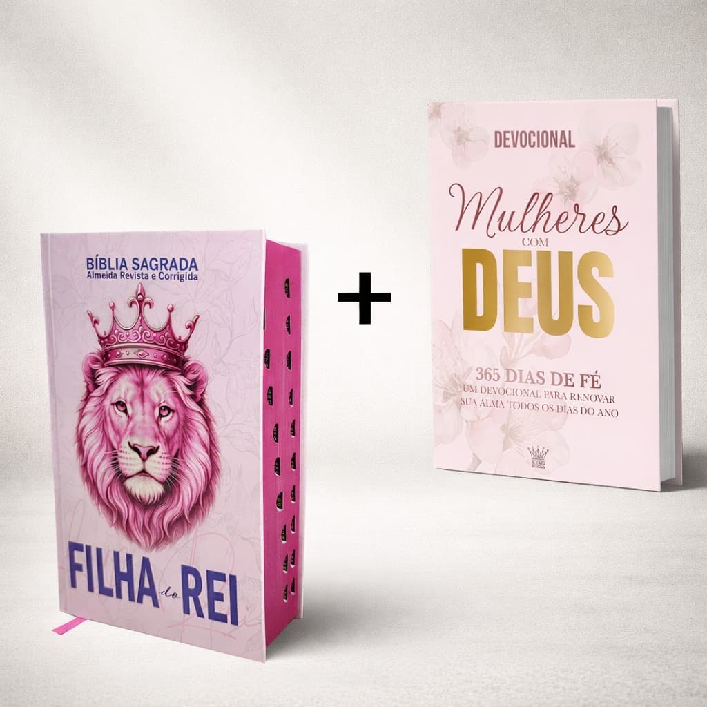 Kit Amor com Deus Especial - Combo 1 Bíblia + 1 Devocional