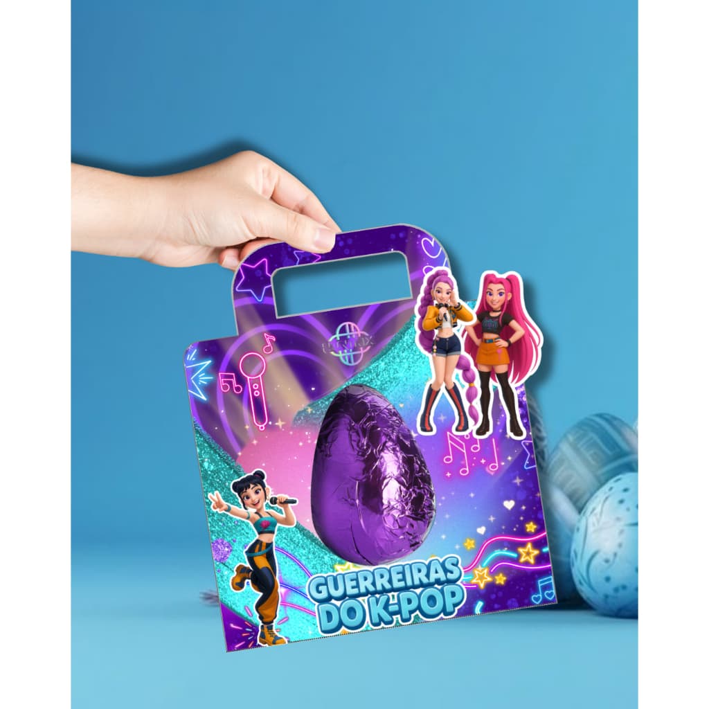 Sacolinha Porta Ovo de Páscoa- Diversos Personagens - 350g - 250g - 150g