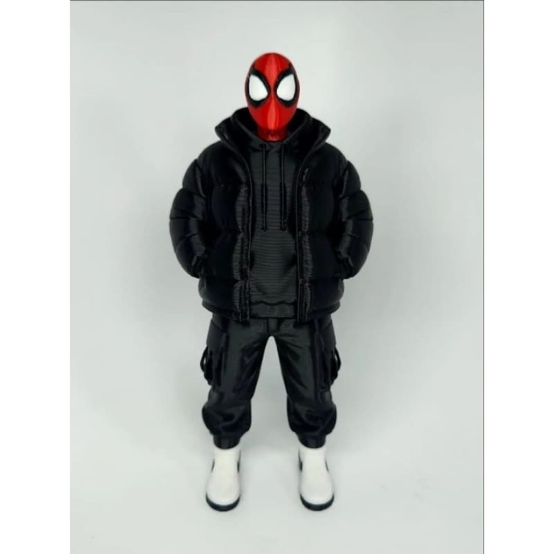 Boneco Colecionável – Spider-Man (Homem-Aranha) Estilo Streetwear, Elegante ou Banho - 16 cm de altura