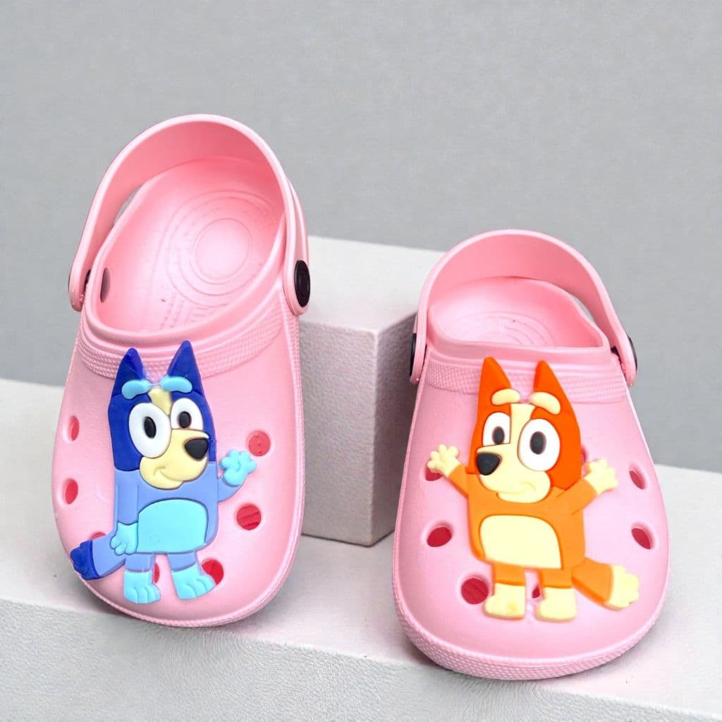 Calçado Injetado Infantil Bluey e Bingo  Leve, Confortável  Antiderrapante e Seguro