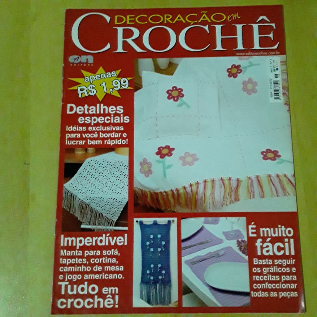 PL66 REVISTA DECORAÇÃO EM CROCHÊ Nº8 (16 PÁGINAS)