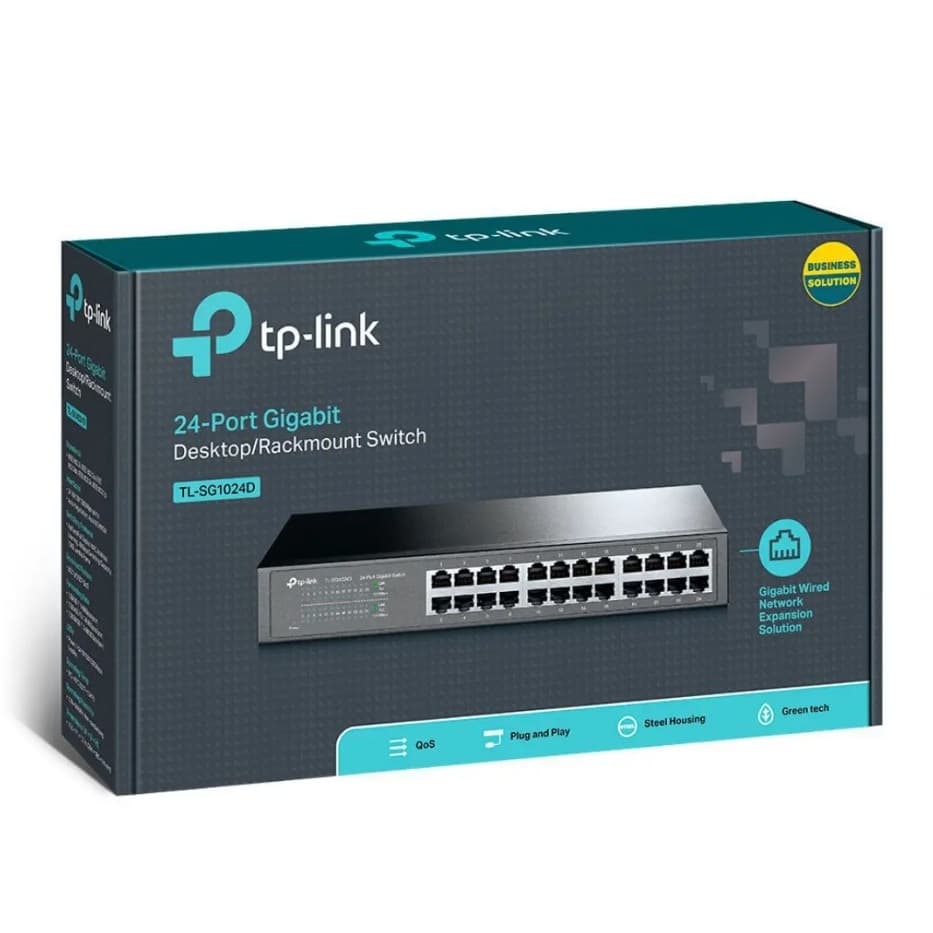 Swicth Tp-link 24 Portas Gigabit 1000mbps TL-SG1024D