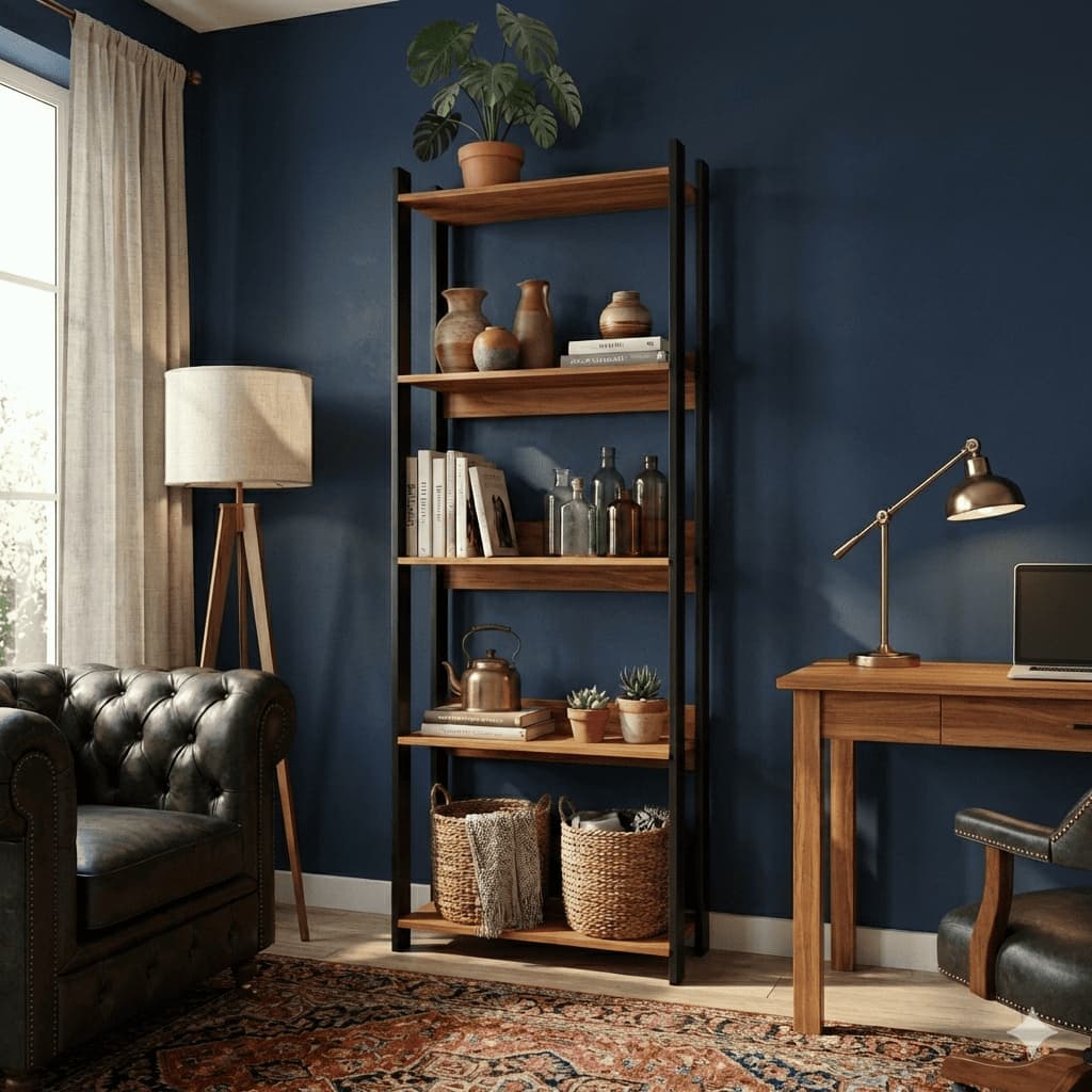 EXCLUSIVO - Estante Organizadora Livreiro Sapateira Estilo Industrial Madeira em MDP Prateleira Sala Cozinha Decoração