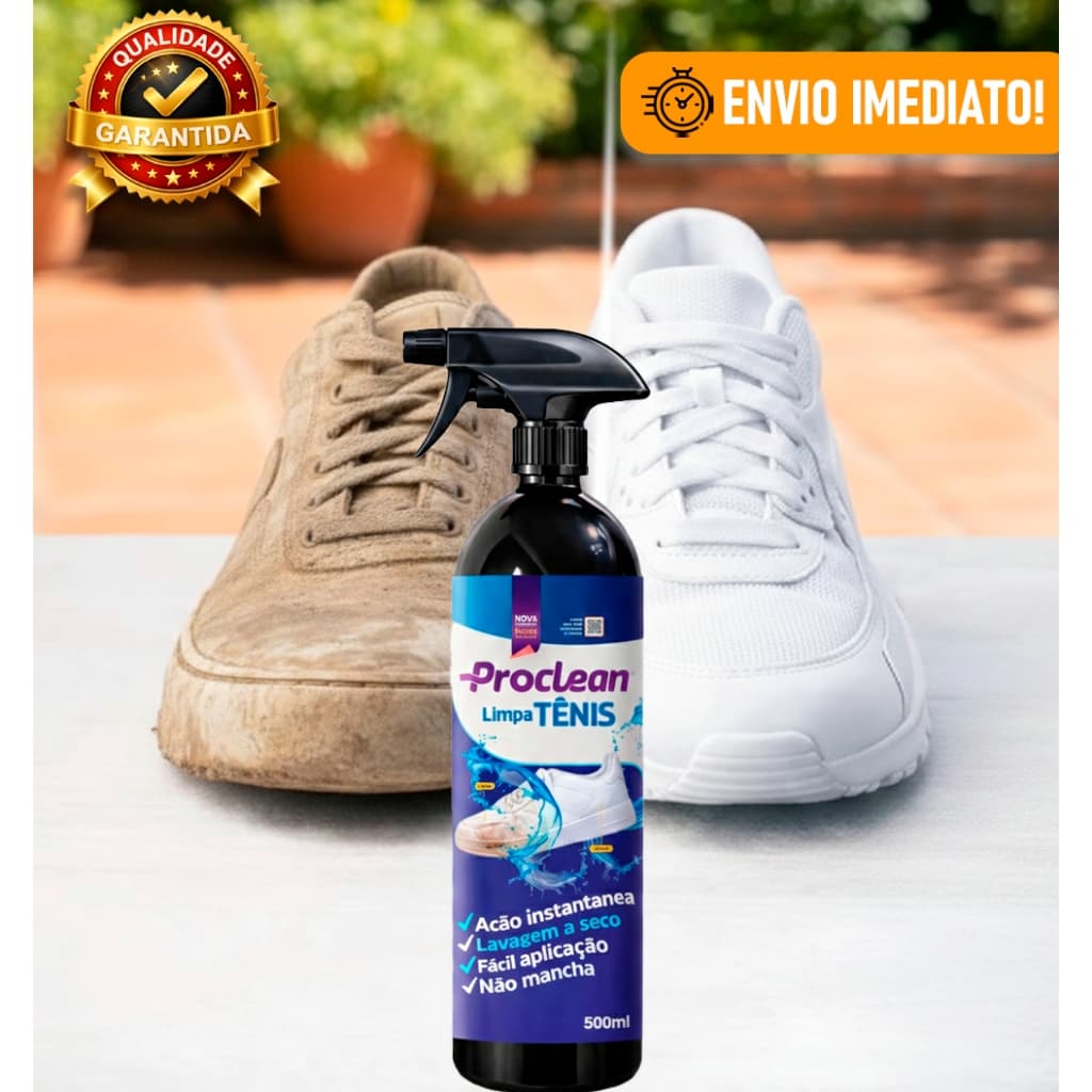 Proclean Limpa Tênis Sem Esforço e Rápida Aplicação - Spray 500ml