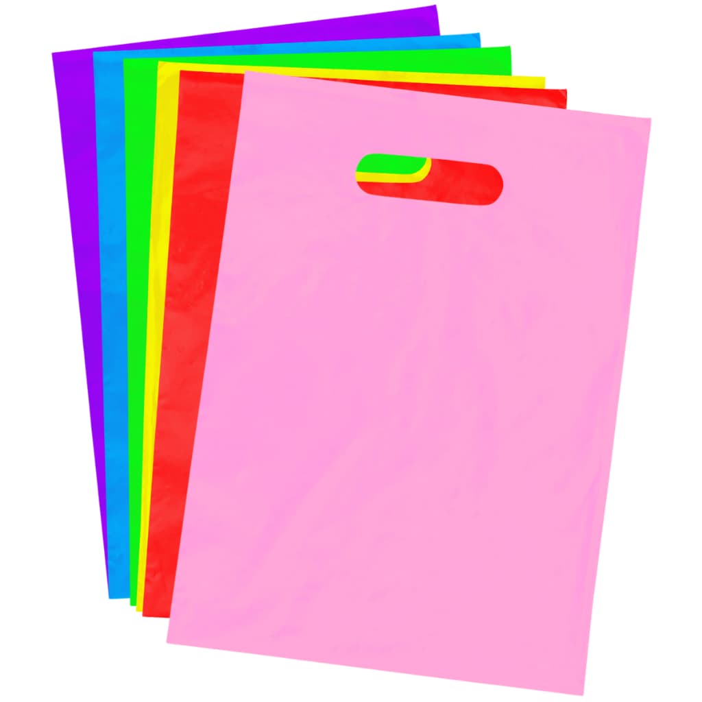 Kit 200 Un Sacolas Plástica Boca de Palhaço 30x40 Alça Vazada Promoção