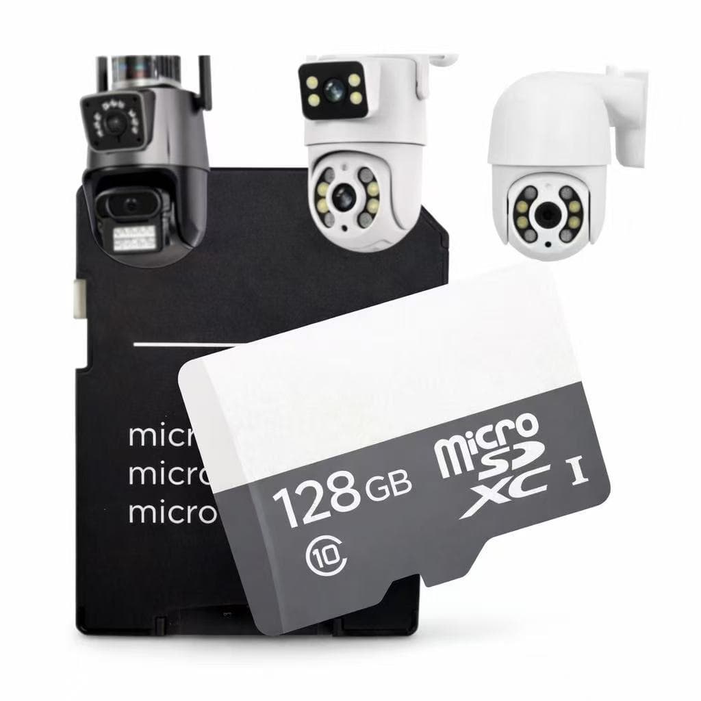 Cartão de Memória MicroSD Classe 10 Ultra – 64GB e 128GB para Monitoramento e Câmeras de Segurança