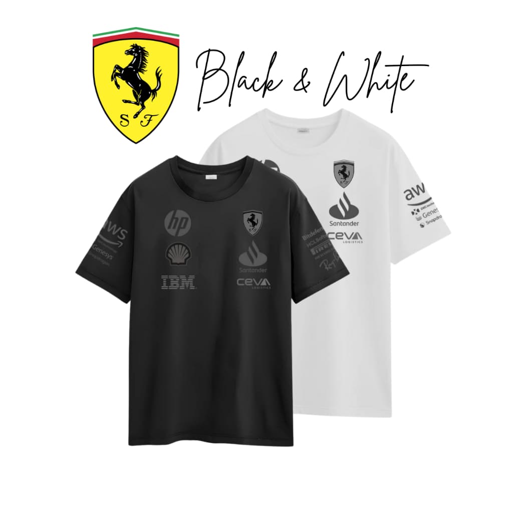 Camiseta Scuderia Ferrari All Black