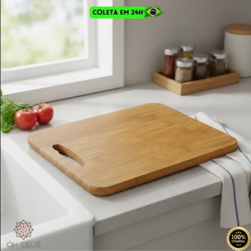 Tábua MDF Design Amadeirado Churrasco Servir Petiscos Legumes Multiuso 1 Unidade Kit 2 Ou 3 Unidades
