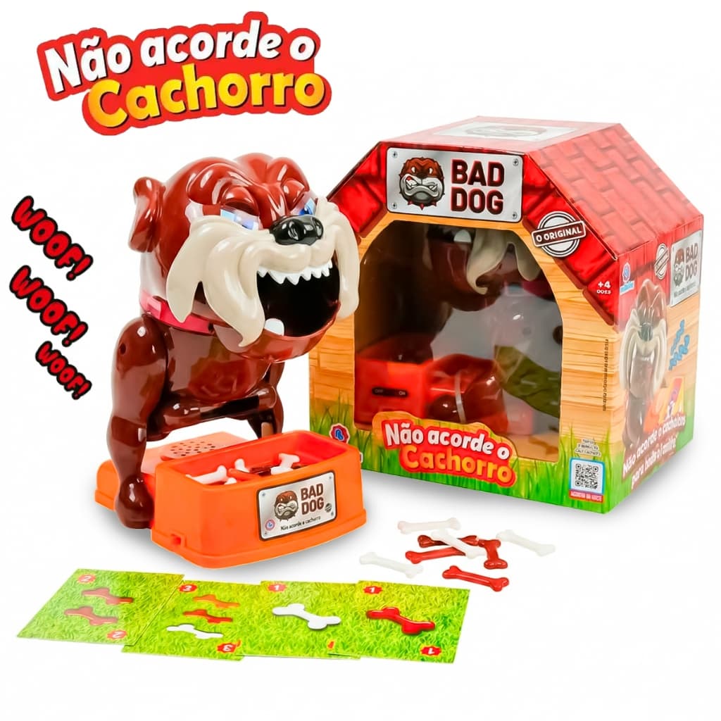 Jogo Bad Dog Nao Acorde O Cachorro Original Brinquedo Diversao Familia Infantil Educativo Polibrinq