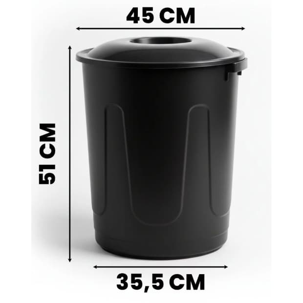 Cesto de Roupa 60L com Tampa Grande Organizador Casa Utilidades Variedade de Cores