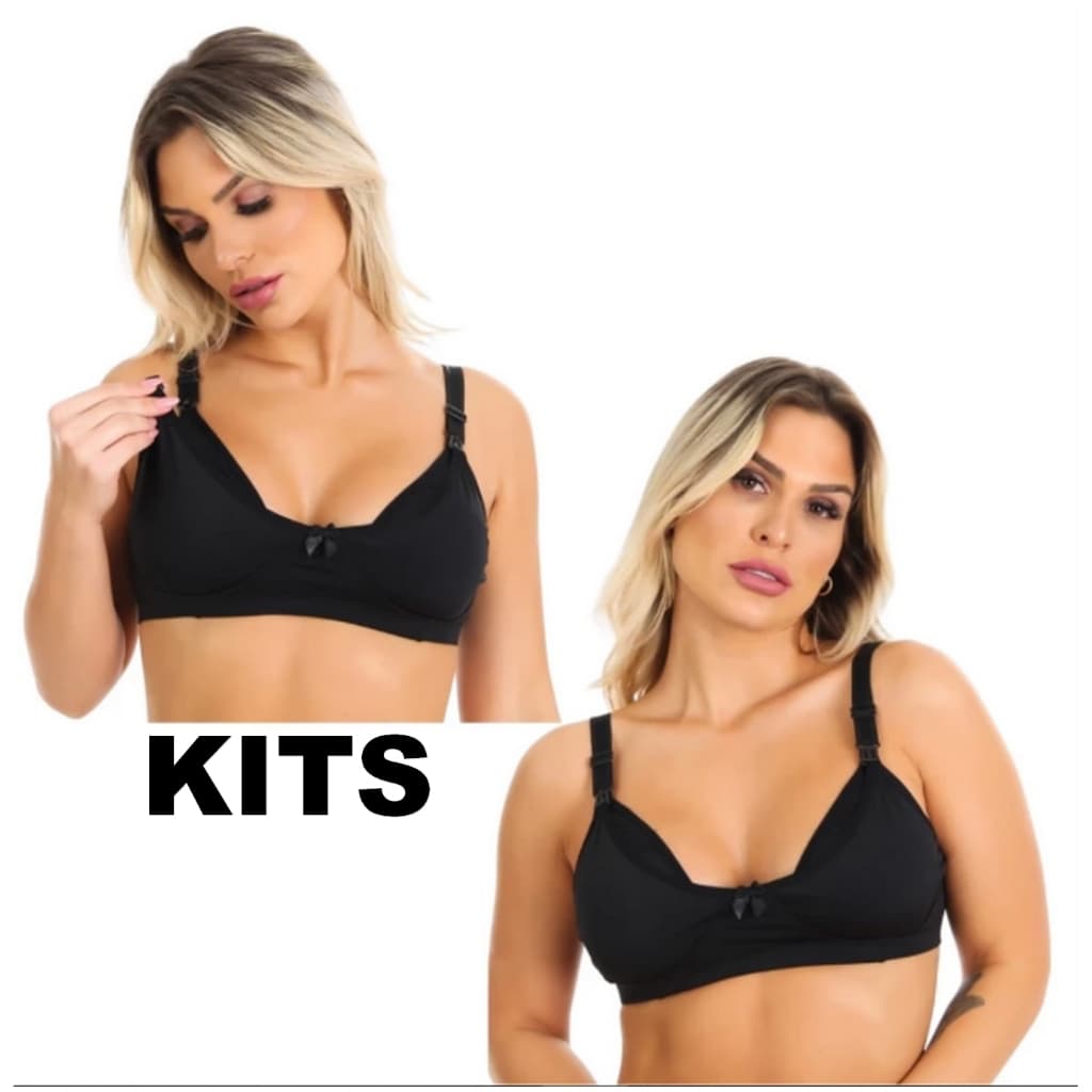 Sutiãs Amamentação Grávida Sutian Reforçado Gestante Confortável