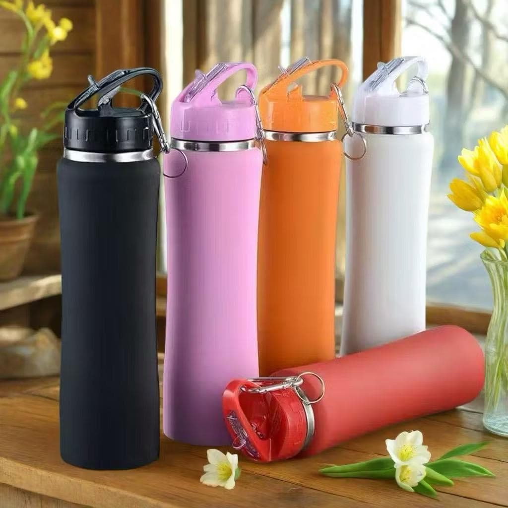 Garrafa Térmica 600ml/750ml Bebidas Inox squeeze com Bico ideal para Hidratação De alta Qualidade