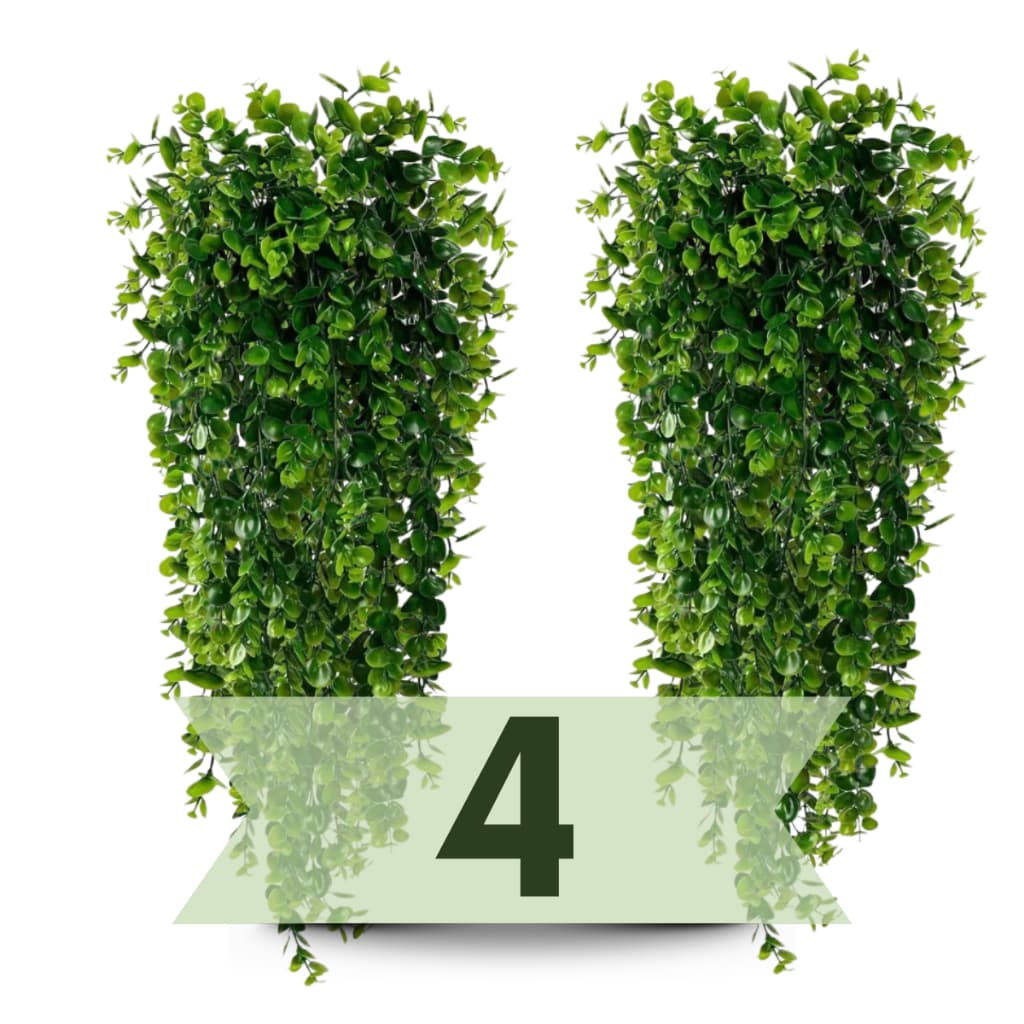 Planta Artificial Eucalipto Pendente Samambaia Decoração Jardim Vertical