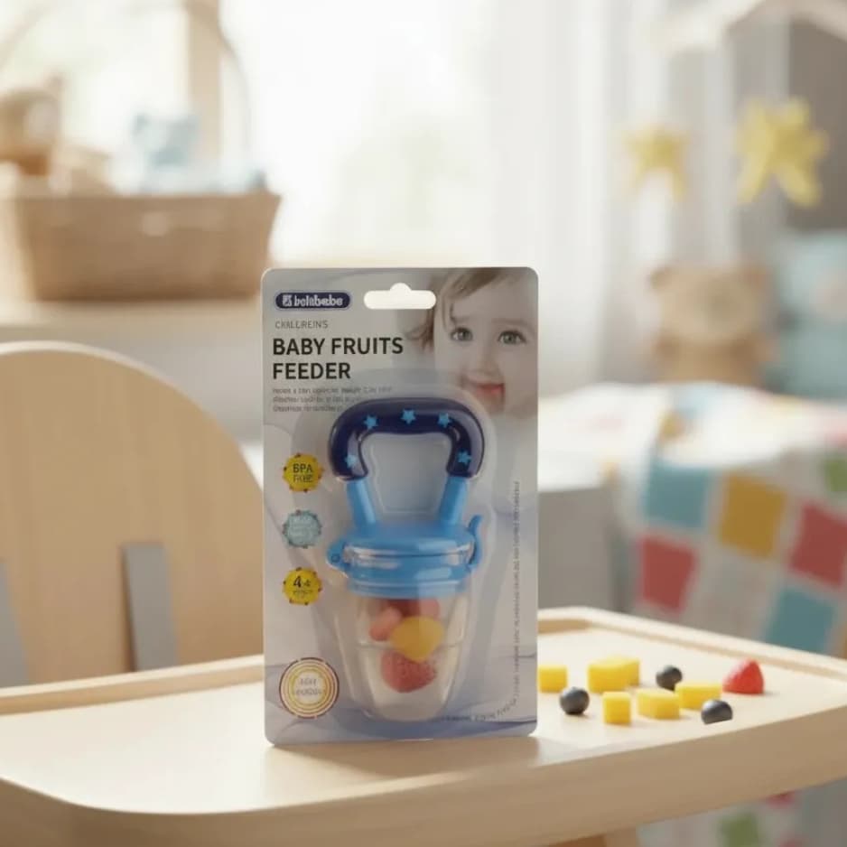 Chupeta Alimentadora De Silicone Porta Fruta Infantil Bebe