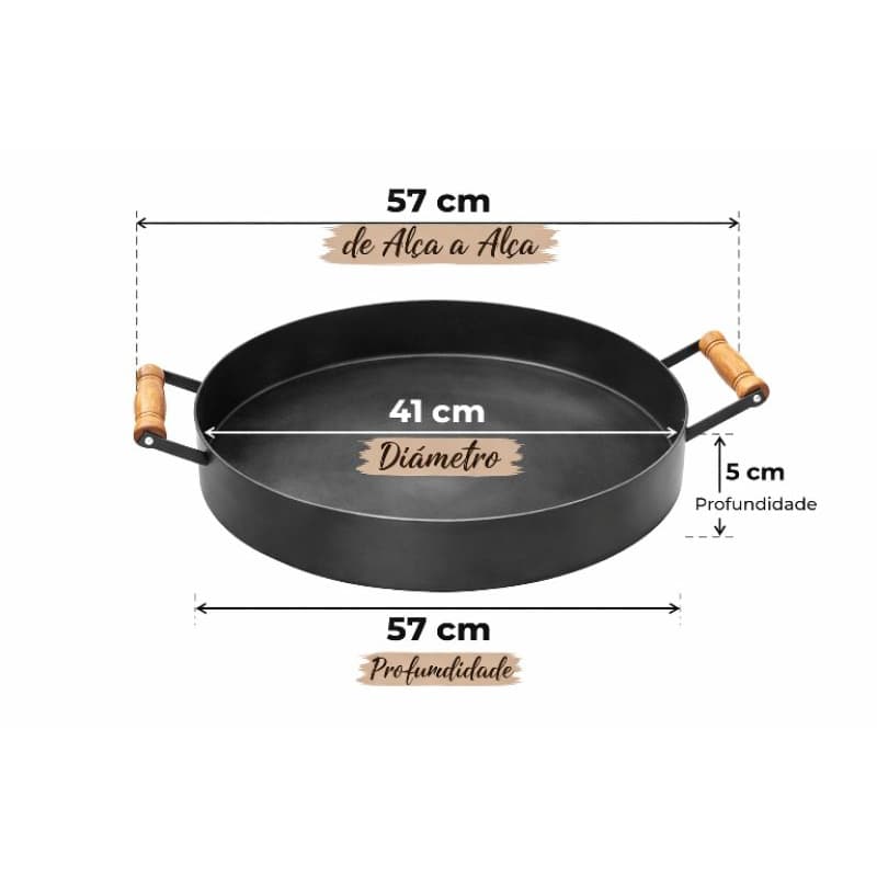 Disco de Arado Bifeira Chapa com Alças Reforçado