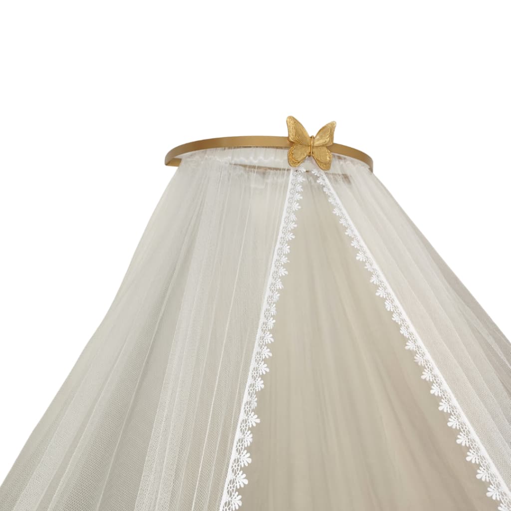 Dossel borboleta com mosquiteiro  tule para berço