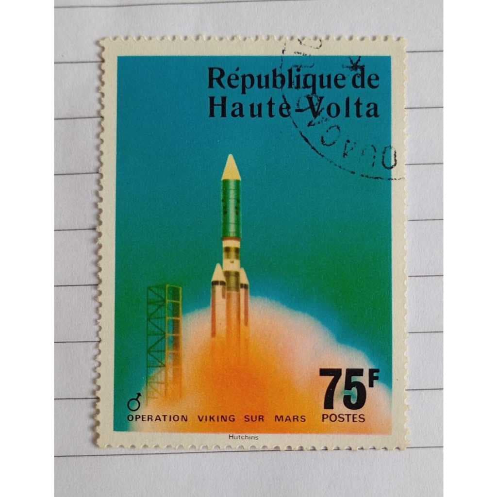 Selo da República do Alto Volta – Operação Viking em Marte (Década de 1970)