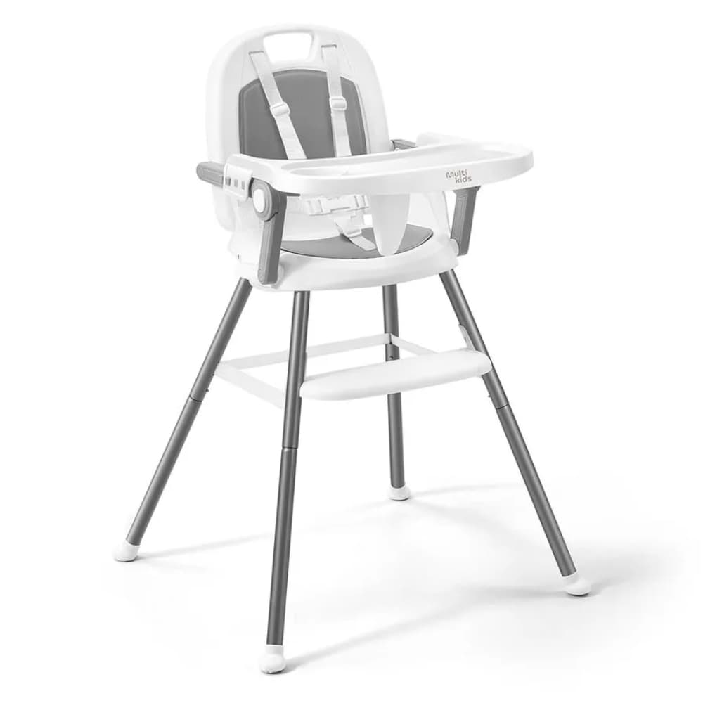Cadeira de Alimentação Refeição Infantil 3 em 1 Berry Alta Baixa e Assento de Elevação - Multikids