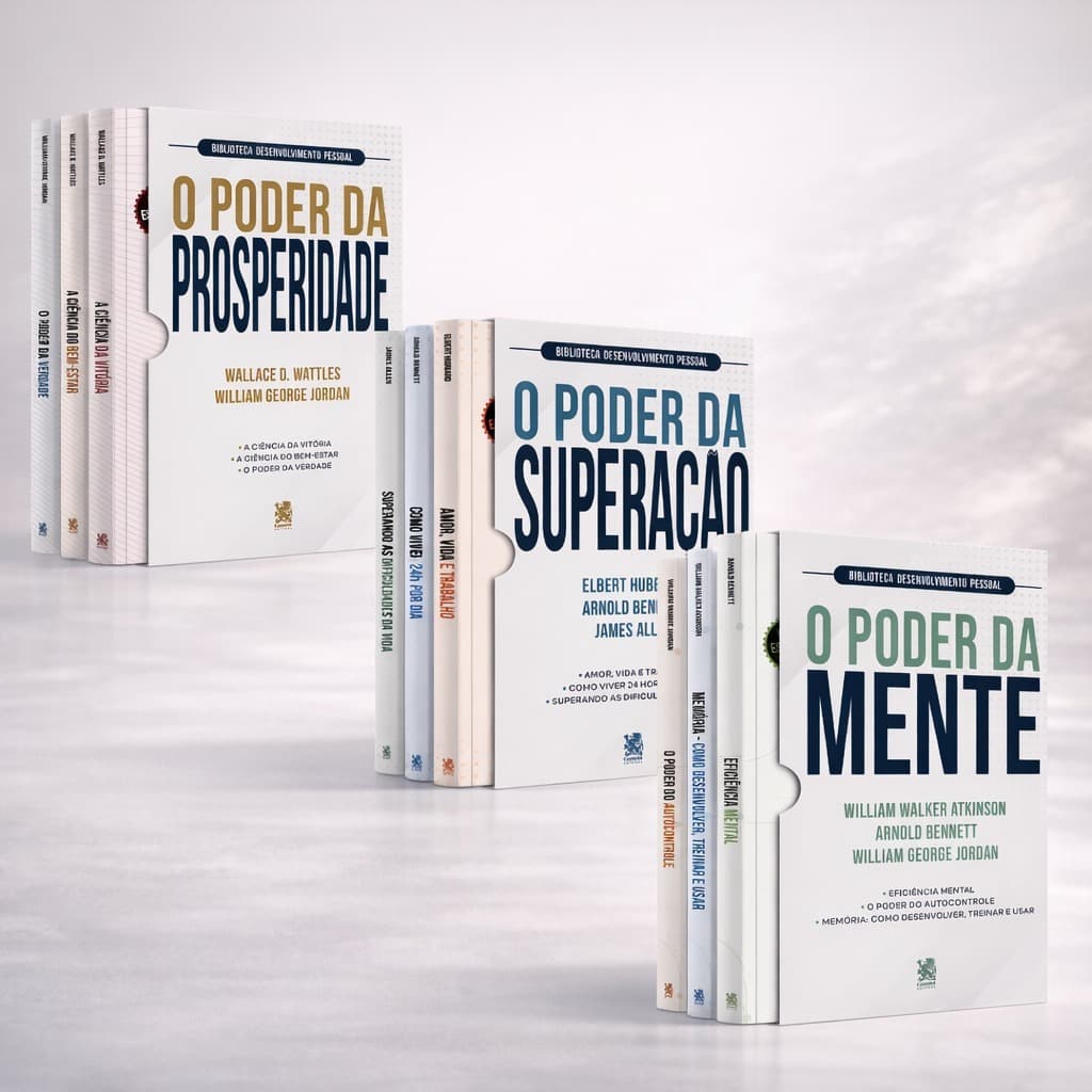 Combo Desenvolvimento Pessoal | Kit com 3 Boxes