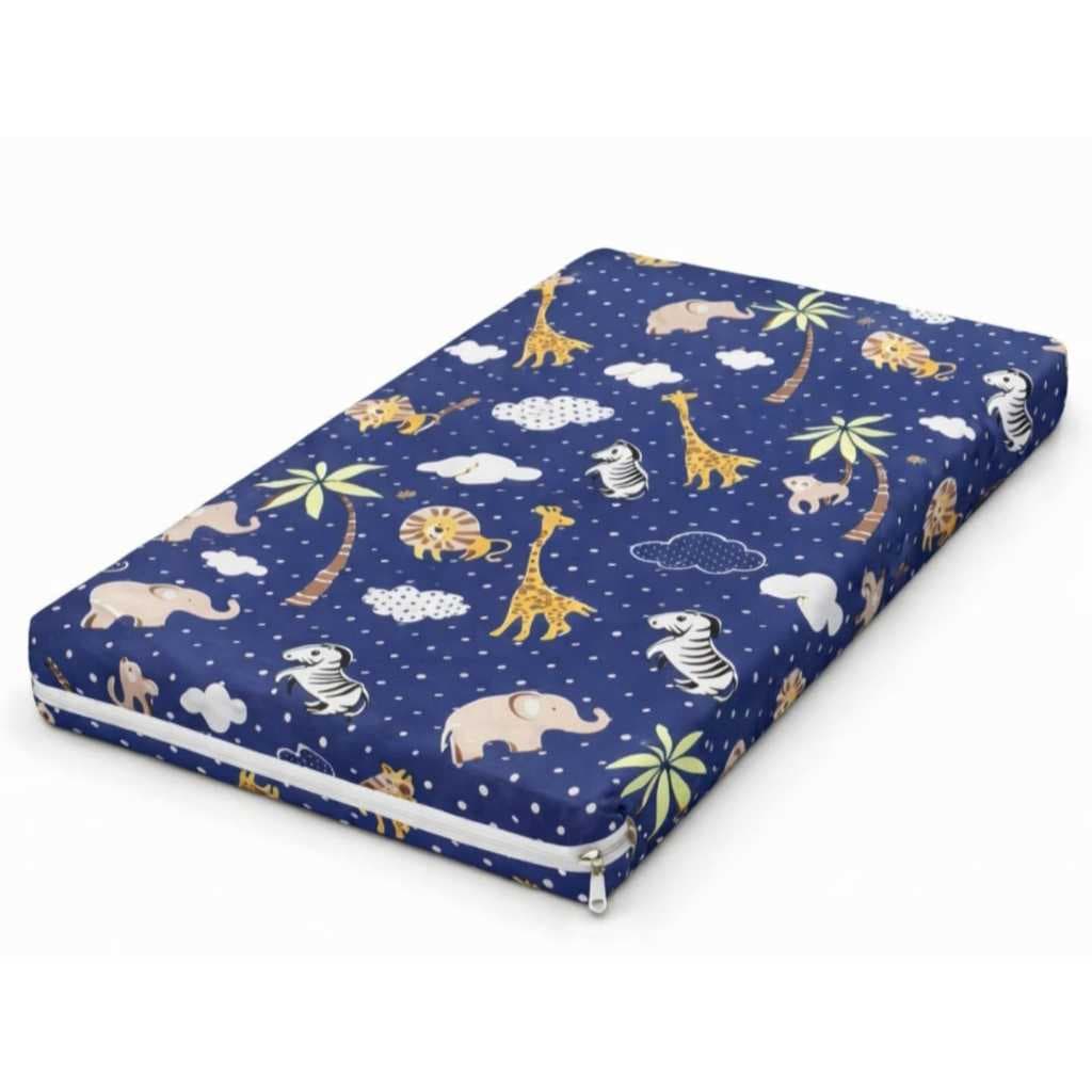 CAPA DE COLCHAO MINI CAMA INFANTIL COM ZIPER VARIAS CORES