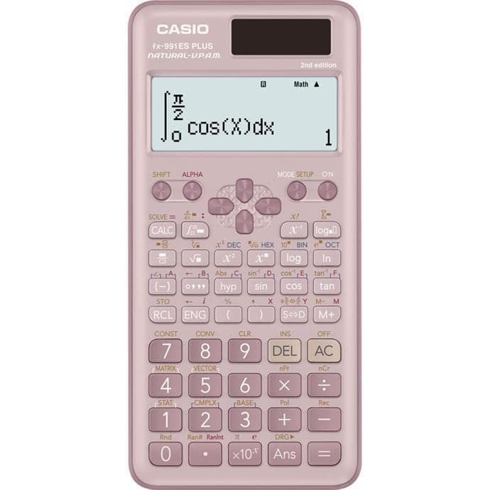 Calculadora Científica FX-991 Esplus-PK 417 Funções Rosa - Casio