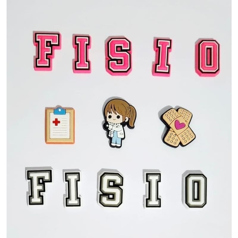 kit 8 pins para babuche Fisioterapia Profissões Fisio