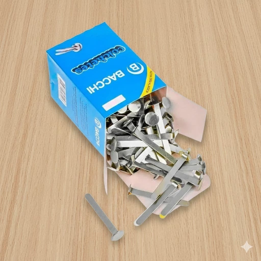 Colchete Bailarina Latonado No 6 - Bacchi 144 Unidades - Cor Prateado