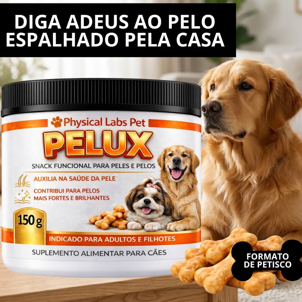 Suplemento para Cachorro Anti Queda de Pelo Adultos e Filhotes Pele e Pelagem Saudável -ENVIO RÁPIDO