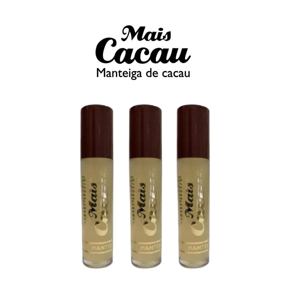 Kit 3 Manteigas de Cacau Roll On Mais Cacau