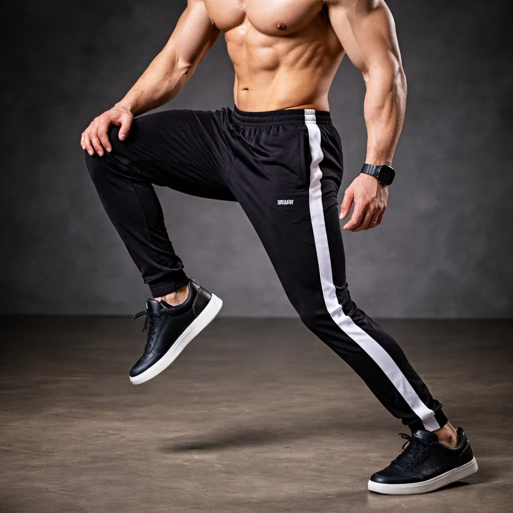 Calça Masculina Jogger Run Original Tactel com Elastano Plus Size P ao G4 Treino Esportiva Com Punho