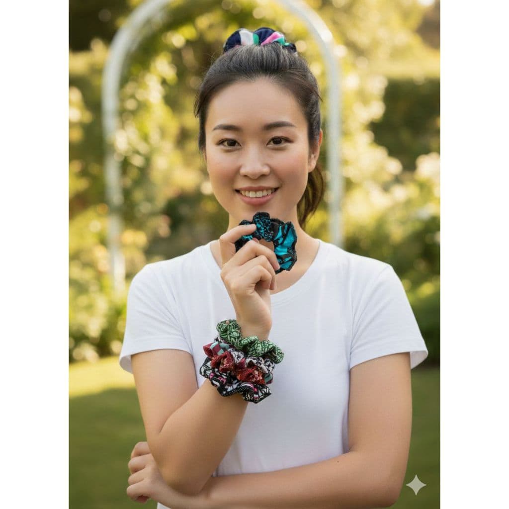 1 Xuxinha de Cabelo Scrunchie Frufru – Brinde Exclusivo