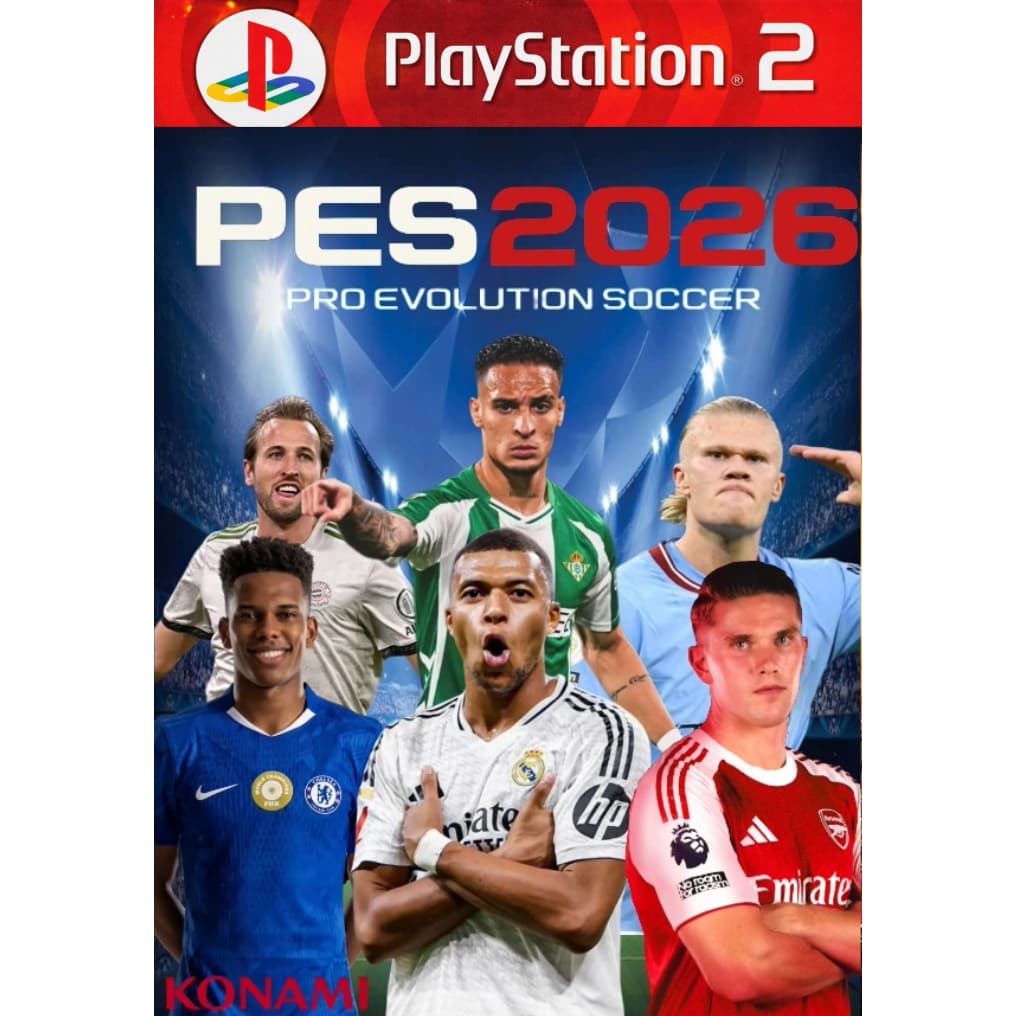 PES 2026 PS2 100% Atualizado