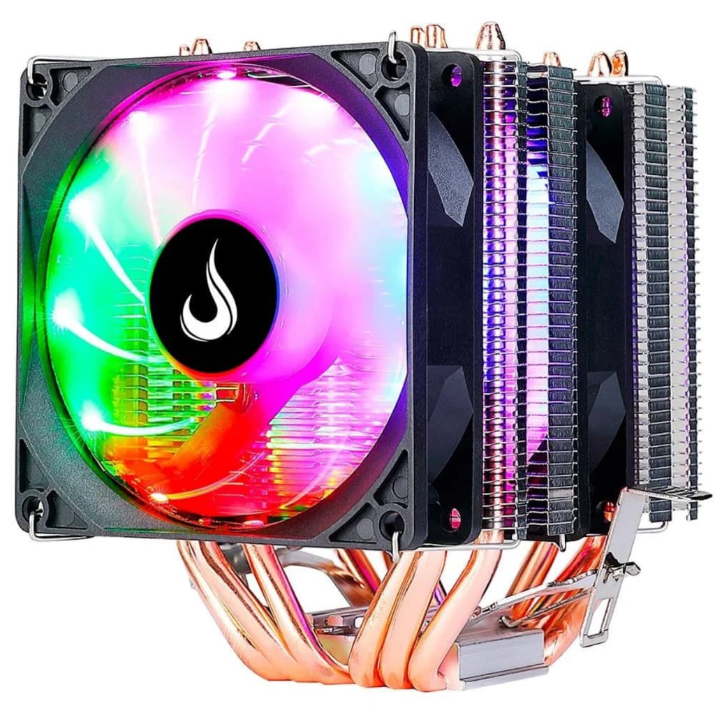 Cooler para processador Rise Mode Gamer Air cooler G800, RGB, AMD/Intel, 90mm,