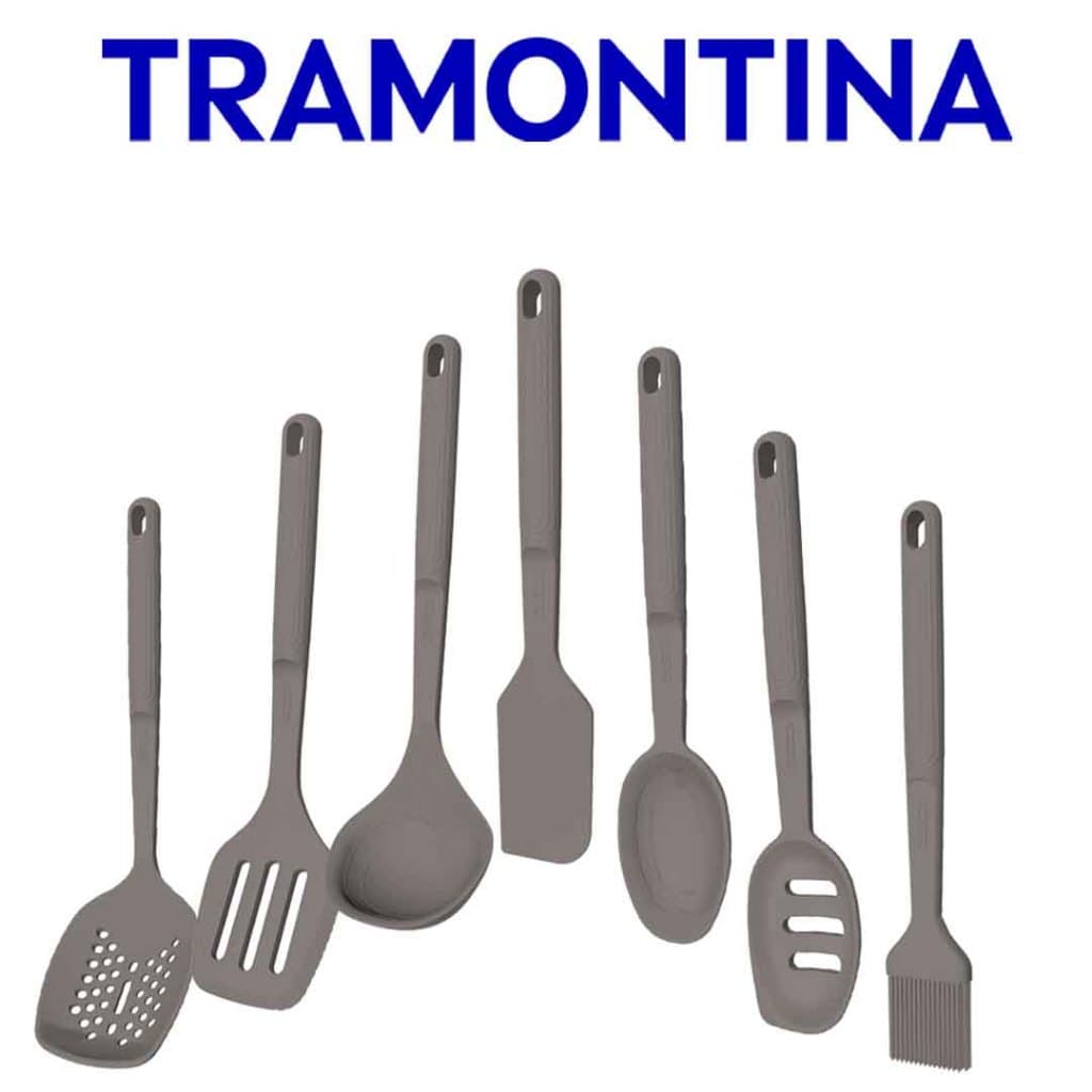 Jogo De Utensílios Tramontina Softta Em Silicone 7 Peças