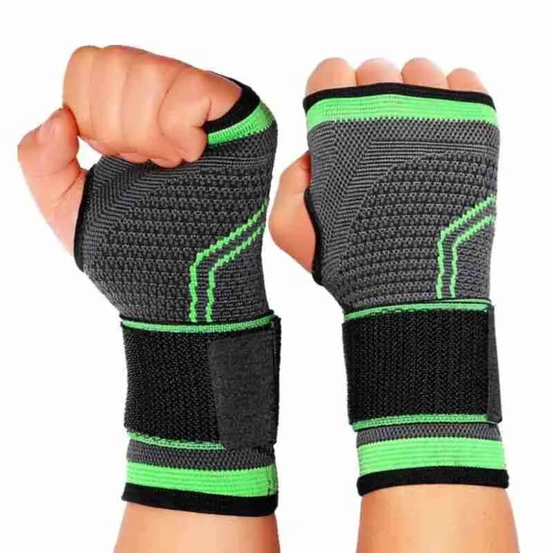 Kit 2 Munhequeira Ortopédica De Compressão Ajustável Tendinite Alívio Da Dor