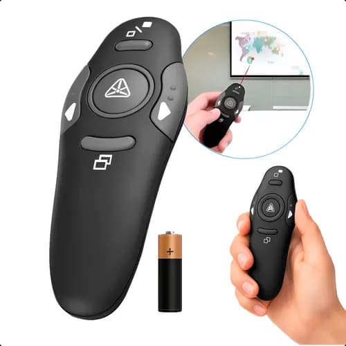 Controle Sem Fio Apresentador Projetor Troca página Caneta Laser