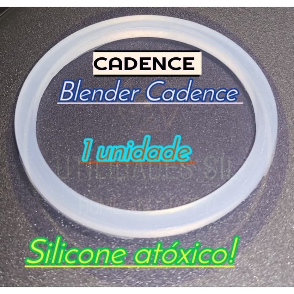 Anel Vedação Silicone Compativel Base Lamina Rotativa Blender Cadence (1unidade)