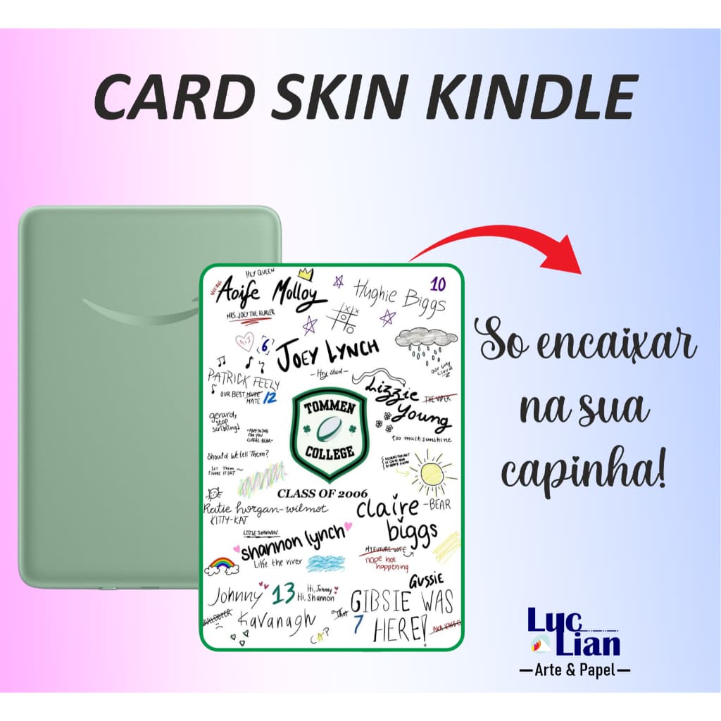 Card Skin para Kindle Holográfico- Binding 13, Os Garotos de Tommen