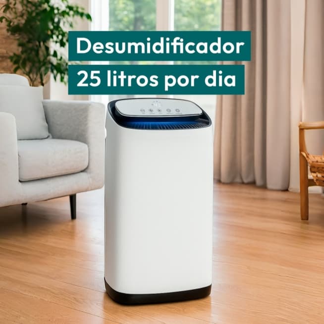 Desumidificador De Ar Industrial- 25 L Por Dia desumidificador De Ar Compressor Antimofo Touch Yesop