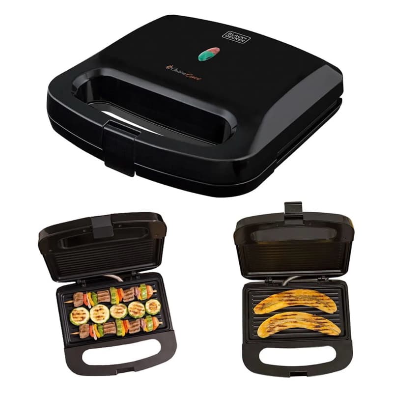 Grill Elétrico BIack and Decke Cuisine Expert Preto 220v Gs800 Preto 220v