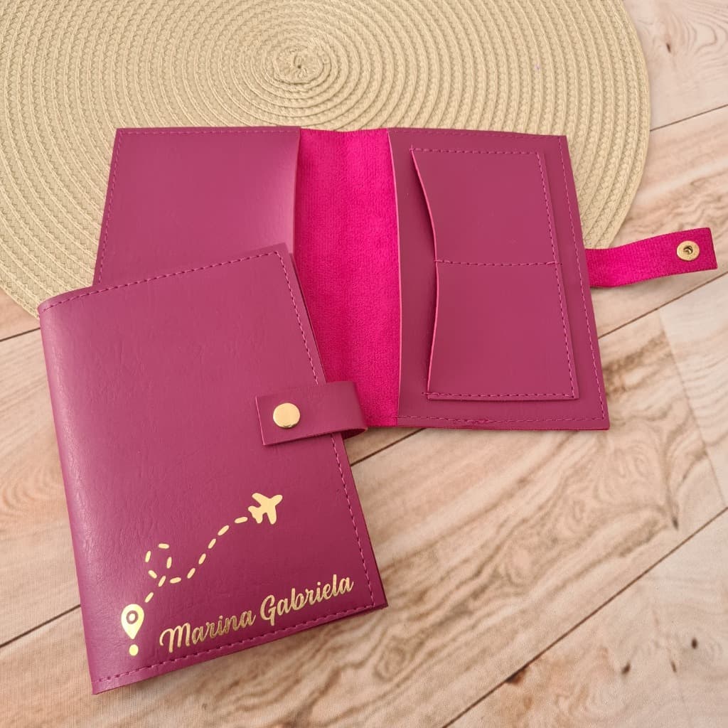 Capa Porta Passaporte duplo ou individual