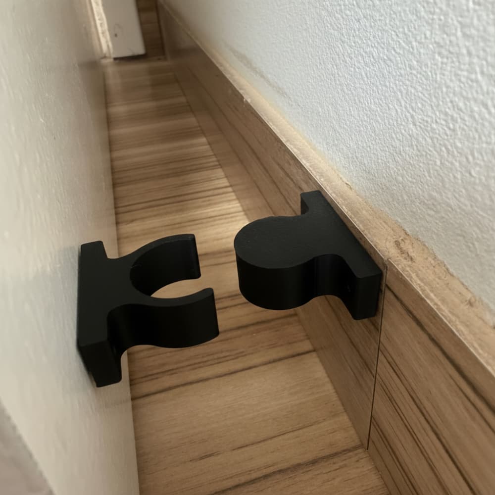 Trava de Porta Adesiva com Fita 3M – Prendedor Anti-Batida Super Resistente