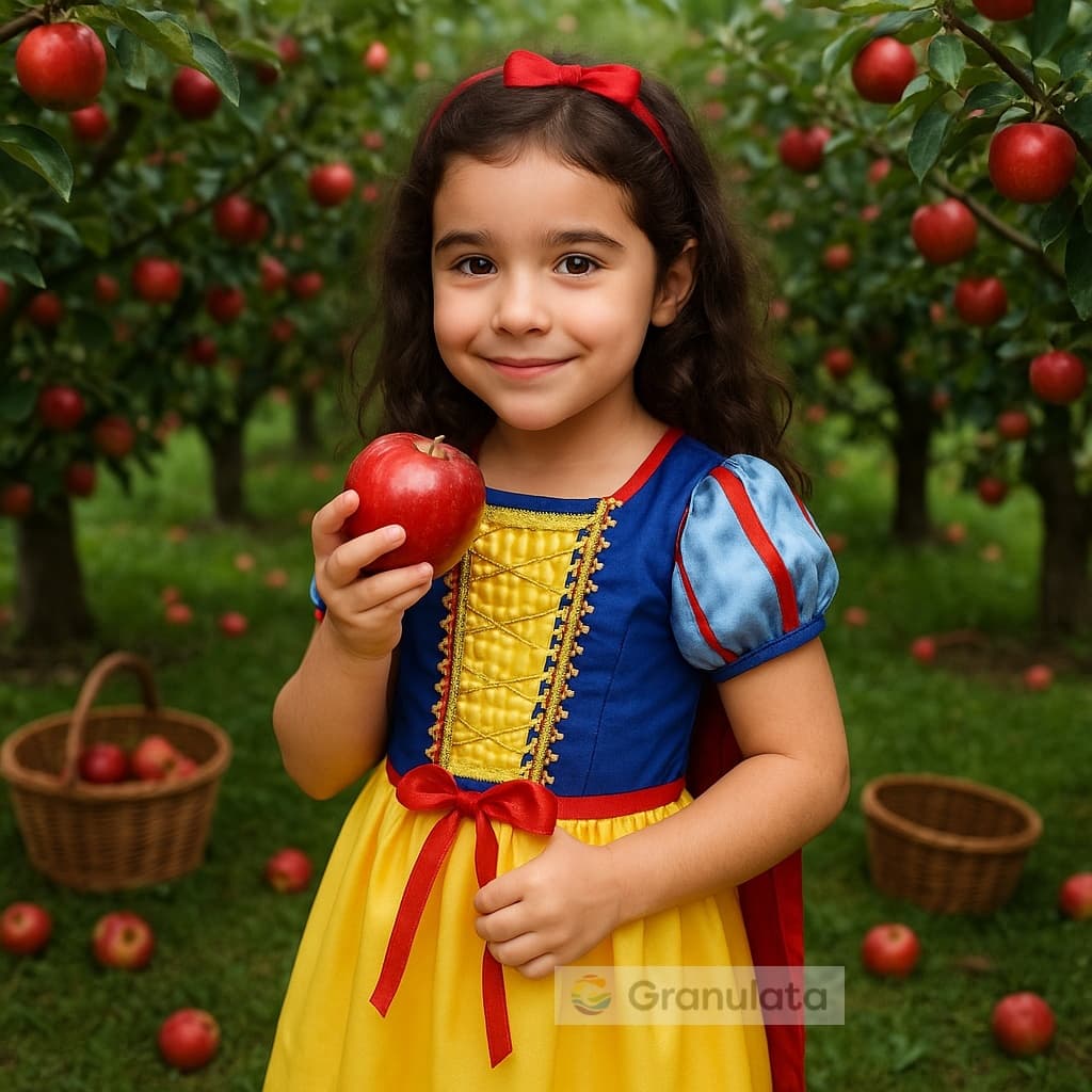 Fantasia Infantil Branca de Neve Vestido Temático P ao EXG Pronta Entrega  Aniversario Carnaval