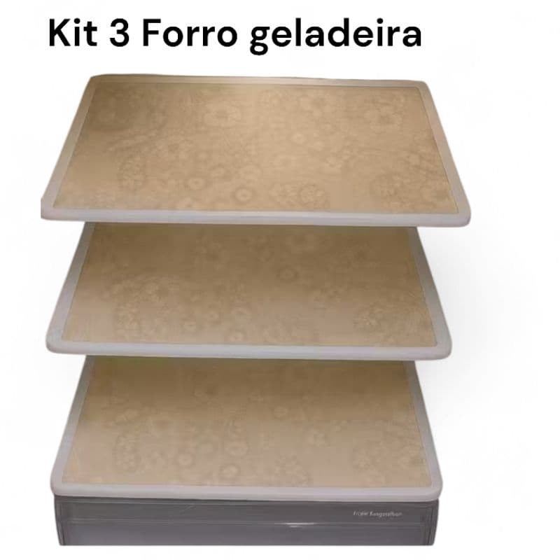 Toalhas de  Geladeira Kit 3 toalha impermeável 53X37 CM Tamanho