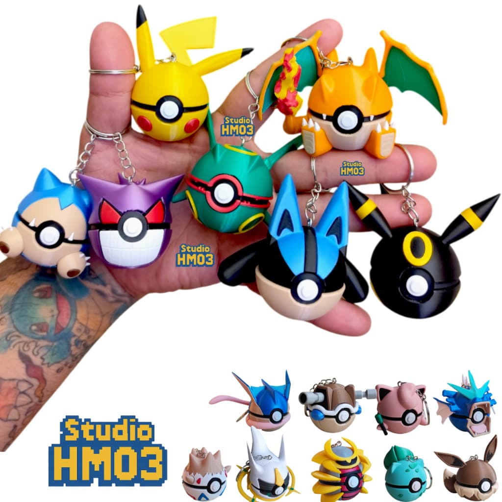 Chaveiro Pokémon Pokébola – Geek Nerd Anime Pokeball