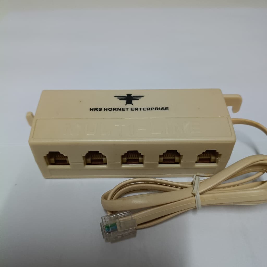 Multiplicador Divisor Distribuidor Telefonico 5 Saidas 2-pçs
